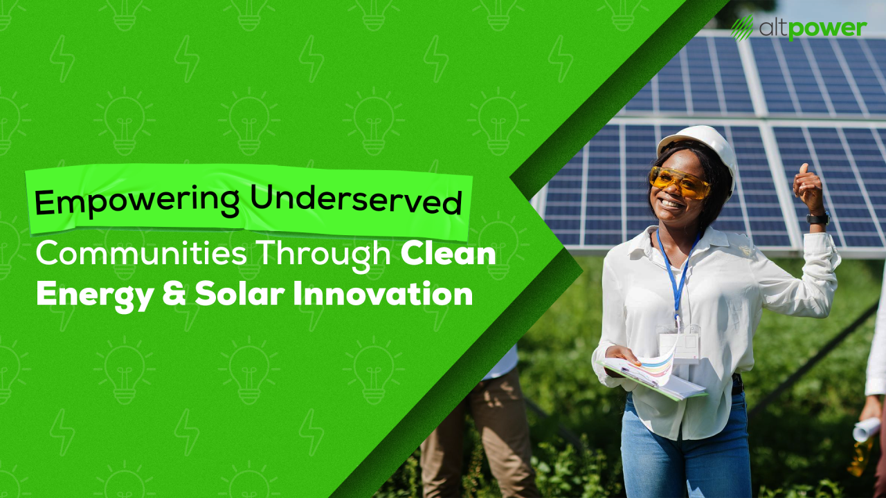 Sustainable technology solutions for communities